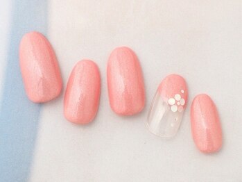 キャンアイドレッシー ヨコハマ元町店(Can I Dressy)/【NEW】シンプルネイル/お花