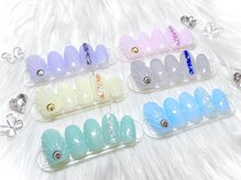 ボガスティーズネイル(Vogusty's nail)/海 ★ぷっくりマーメイドNail