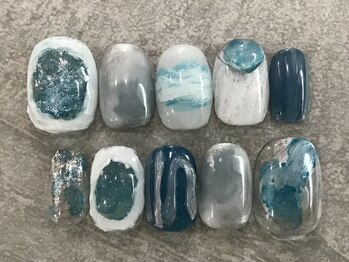 カラネイル 南森町店(calla nail)/「夢で見たあの海を」