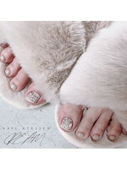 クリーム(Nail Atelier CREAM)/ツイード