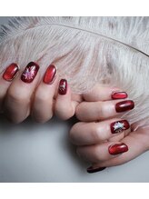 サムズアップネイル(thumbs up nail)/ハンド自由デザイン