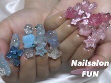 ファン(FUN)/★スカルプ10本アート乗せ放題