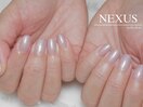 シンプルキラキラネイル