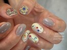 個性派ニュアンスネイル