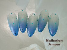 アムールユシマテン 上野湯島店(Amour)/キラキラ春夏のネイル¥7980