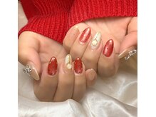 イリス(iris)/結晶オーナメントドットネイル