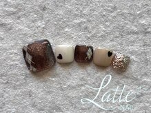 ラテネイル(Latte Nail)/10月定額デザイン　Foot ver.