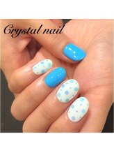 クリスタルネイル ボンベルタ橘店(CRYSTAL NAIL)/水玉ネイル