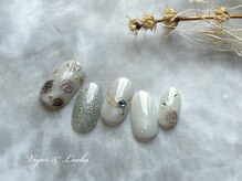 ヴィガー アンド ルックス 白金 目黒(Vigor&Looks)/お花　ミラーネイル