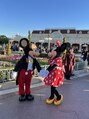 エフリア 大垣(F.lia)&nbsp;大好きなミッキーとミニーに遭遇しました！