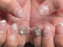 ネイルフロンティア 吉祥寺(NAIL FRONTIER)/F桜ビジューネイル11980円