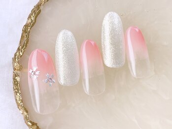 ネイルサロンフォーユー(for u)/桜ネイル￥4980
