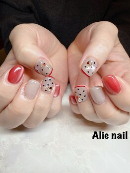 アリーネイル(Alie nail)/アート４本コース