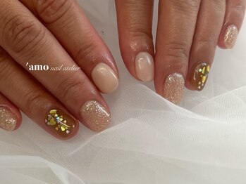 アモネイルアトリエ('amo nail atelier)/ハートホロ