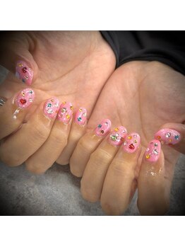 ネイルサロンファストネイルプラス 新宿店(FAST NAIL PLUS)/2026夏ネイル【ビジューネイル】