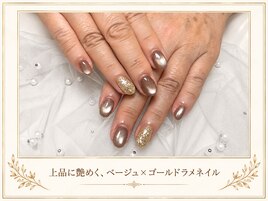 艶めきベージュマグネット