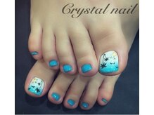クリスタルネイル ボンベルタ橘店(CRYSTAL NAIL)/フットネイル