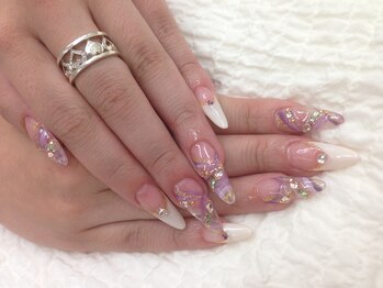ネイルサロンアンドスクール ヴィタリティ(Vita-lity)/アートとストーンでゴージャス★