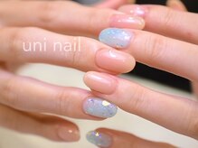 ユニネイル(uninail)/キラキラワンカラー