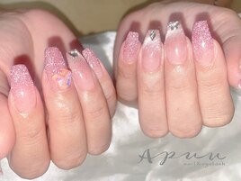 フラッシュフレンチグラデ