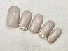 口コミで¥500OFF★お仕事ネイルや普段使いに◎シンプルコース♪定額¥10,780→