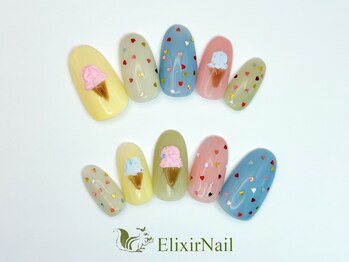 エリクサーネイル 池袋(Elixir Nail)/定額b カジュアル/クーポン使用