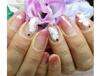 コットンローズ(Cotton Rose)/お花アート