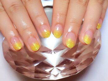 アイリッシュネイル 久屋大通店(Irish Nail)/イエローラメグラデ