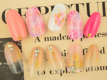ネイルアンドアイラッシュ テラ 明石店(nail&eyelash Terra)/ケア付バイオ☆定額コース