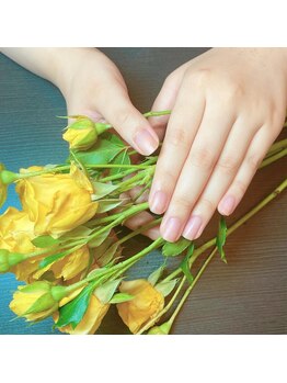 桃の木 吉祥寺店/色を塗らなくても綺麗な爪