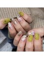 十色 麻布十番店(AZABUJUBAN)&nbsp;ニュアンスネイル/春ネイル/ミラーネイル/ニュアンスアート