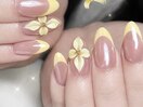 夏花ネイル