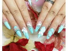 コットンローズ(Cotton Rose)/ティファニーネイル