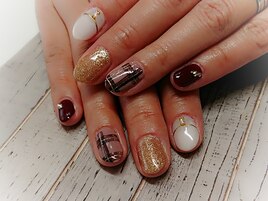 チェックネイル