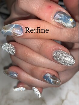 リファイン(Re:fine)/ジェル4本アート