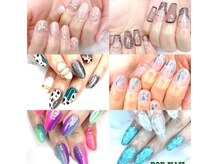 ボブネイル(BOB NAIL)の雰囲気（シンプル～派手ネイルまでどんなものでもご相談ください☆）