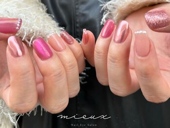ミュー(mieux)/ピンクネイル！