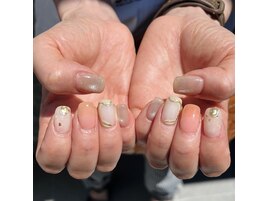 ８月定額ネイルデザイン