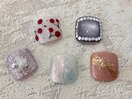 nail design:親指アート6500円