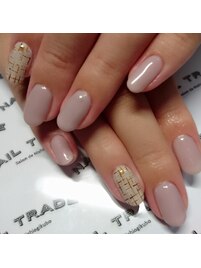 ツイード柄ネイル