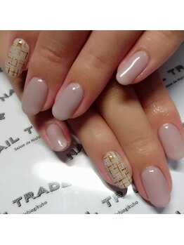 ネイルトレード 西荻窪店(NAIL TRADE)/ツイード柄ネイル