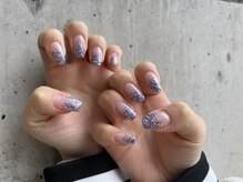 リリカネイル(Ririka nail)/ラメグラデーション