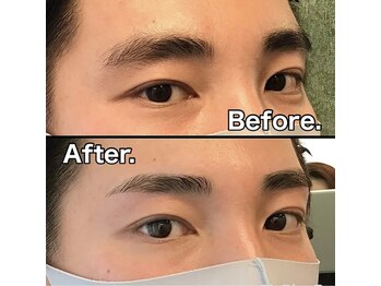 スター 新宿 新宿御苑(★STAR)/施術例　新宿メンズ眉毛