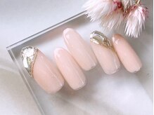 ネイルサロンフォーユー(for u)/ガラスフレンチ¥5980