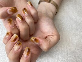 ニュアンスべっ甲ネイル☆