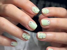 ネイルサロン プール ヴー(Nail Salon Pour Vous)/【人気定額】春フラワーネイル