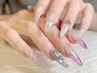 【Hand】チップ長さだし10本＋ワンカラーorラメグラデーション¥11000