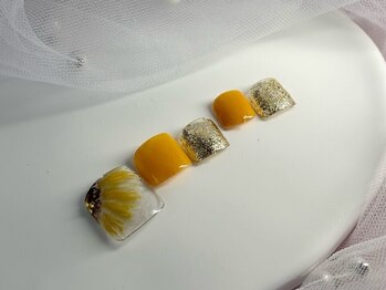 ビューティフルエー(Beautiful.A.)の写真/ワンカラー～持ち込みデザインまでお客様の理想の足元へ☆キレイな足元で気分も◎23時まで営業中！
