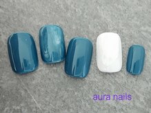 アウラネイルズ(aura nails)/☆ハンドシンプルコース　¥6800