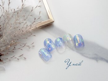 ワイネイル(Y.nail)/あじさいカラーデザイン